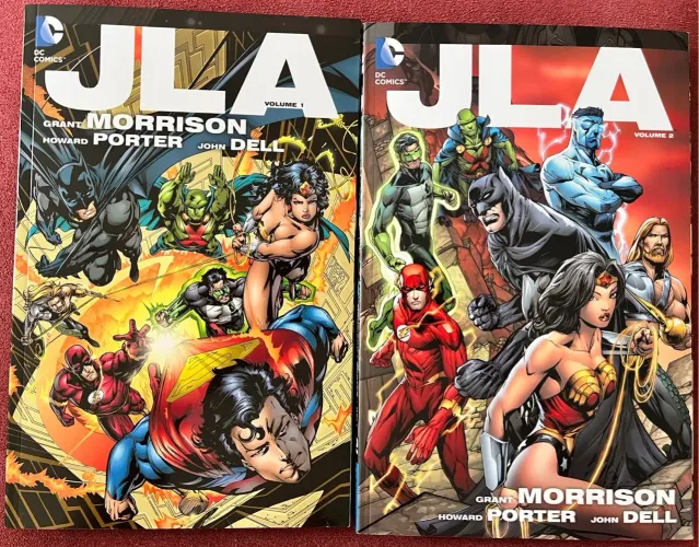 JLA - Grant Morrison - Volume 1 e 2 (Liga da Justiça)