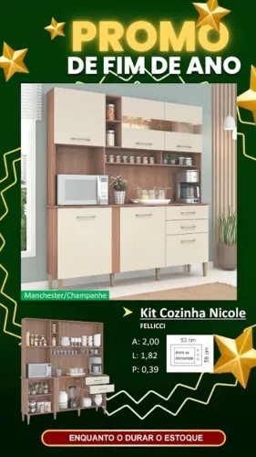 Cozinha. Com 182mt