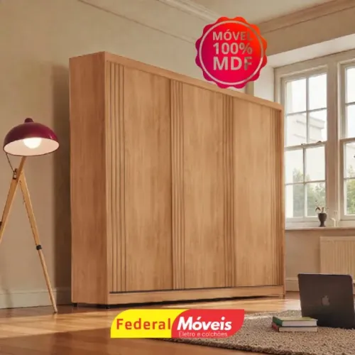 Guarda Roupa 100% MDF - Campeão de Vendas