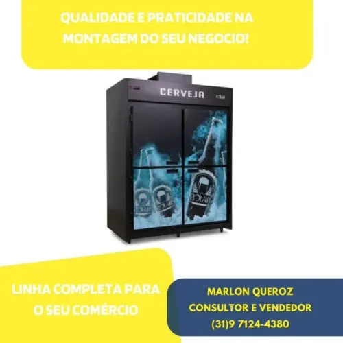 Cervejeira 4 Portas Adesivada Polar 220v
