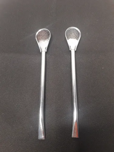 Canudo bomba Inox - 02 unidades - 6,00 cada