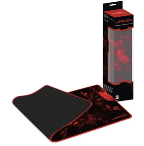Mouse Pad Multilaser P/ Teclado E Mouse Warrior Vermelho