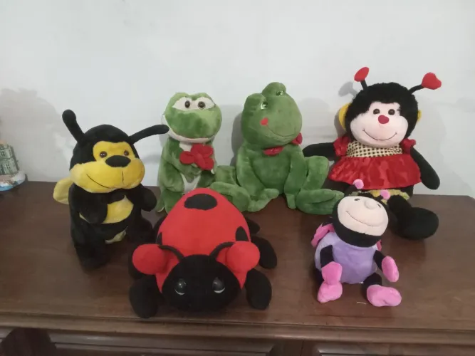 Kit de Pelúcias de Animais Divertidos