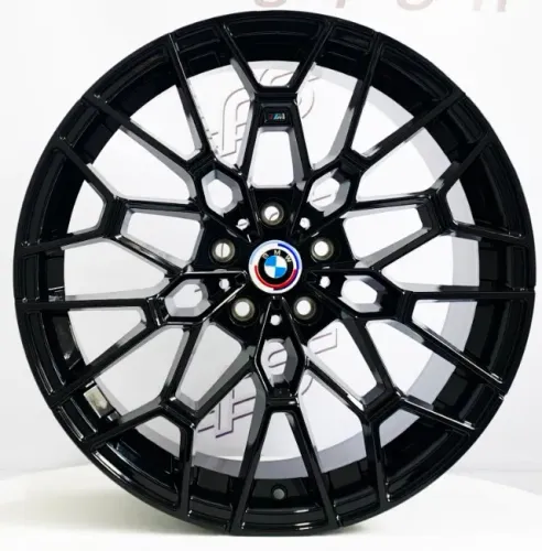 Jogo de Roda Bmw M3 50 Anos Preto Brilhante 5x120 - 20x8,5 Offset 35