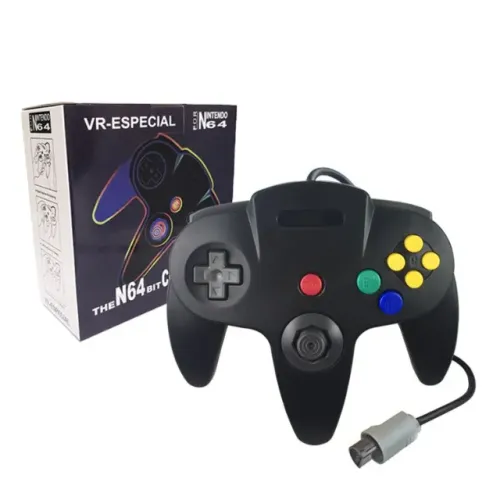 Controle para Nintendo 64 N64 Padrão - Analógico aprimorado