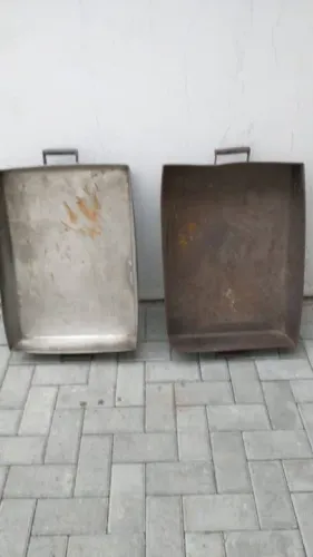 Bacia de inox e ferro 