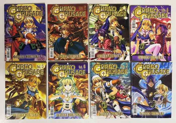 Chrno Crusade Volumes 1 a 8 mangá completo