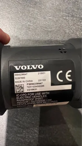 32257800 - Carregador Volvo Original Ex30 Ex40 Xc40 C40 Xc60 