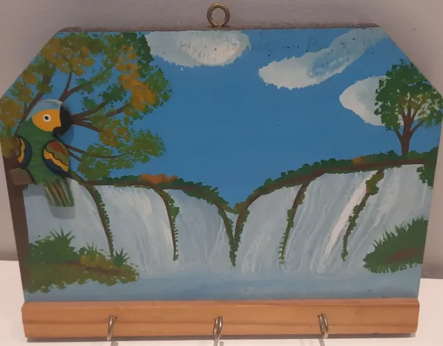 QUADRO DECORAÇÃO PORTA CHAVES