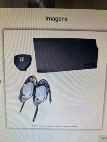 KIT AIRBAG HONDA CIVIC 2015 2016 COR PRETO