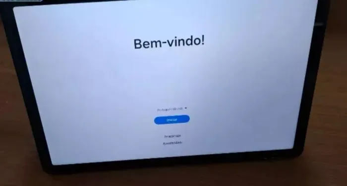 Tablet Samsung galaxy A9+, novo, sem uso.