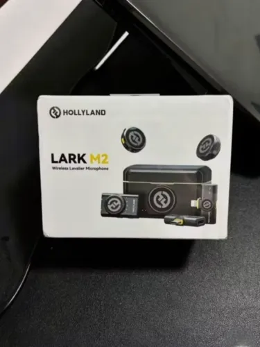 Microfone de Lapela Hollyland Lark M2 - Alcance de 300m