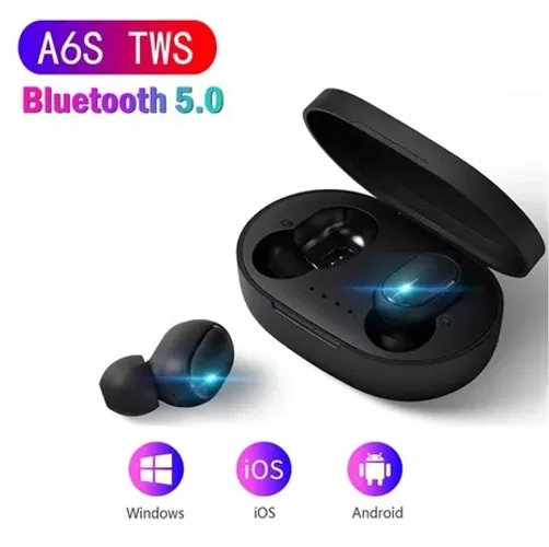 Produto Novo Fone de Ouvido A6S Sem Fio Bluetooth 5.0