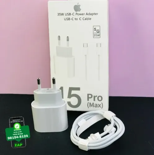 Carregador iPhone completo (Entrega grátis