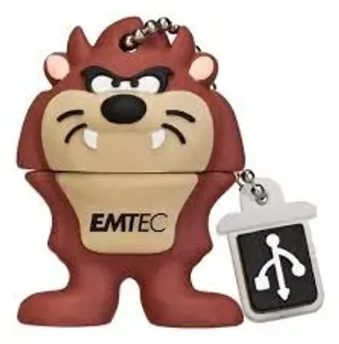 Pendrive Emtec Looney Tunes Taz Diabo da Tazmania 4GB Flash Drive Novo lacrado USB 2.0