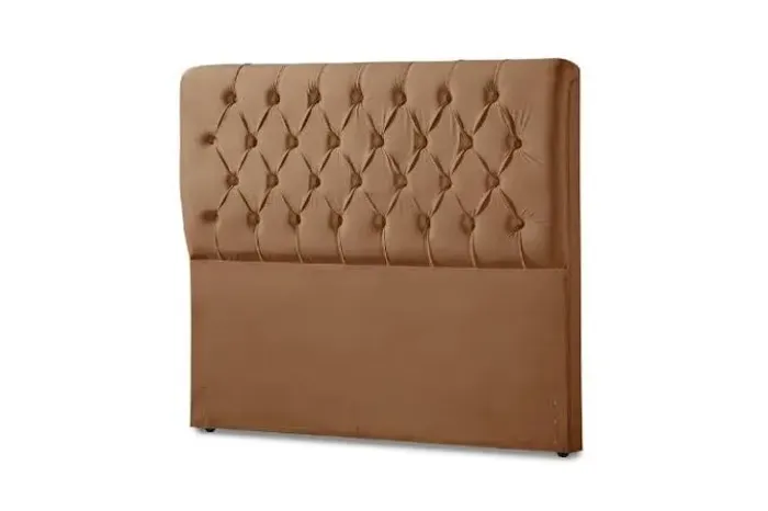 Cabeceira casal 140 Barcelona classic veludo- FRETE GRATIS / ENTREGA HOJE!! 