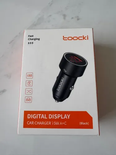 Adaptador Car Charger 75w A+C - lacrado, novo. 