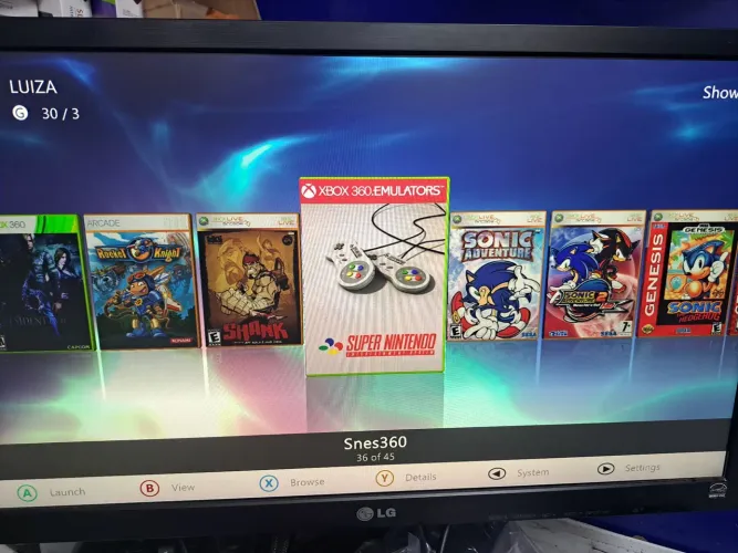 Xbox 360 RGH + HD + 30 Jogos - Loja Física