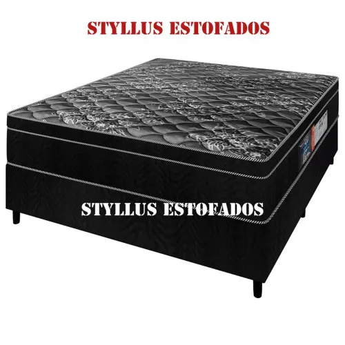 Cama box conjugada com molas ensacadas