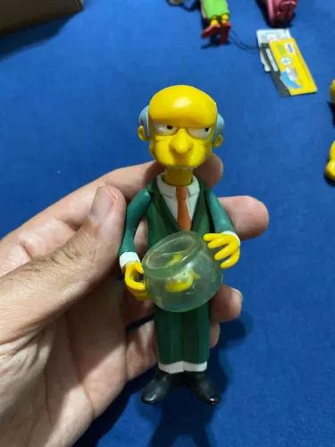 Action Figure Sr Burns e aquario, simpsons
