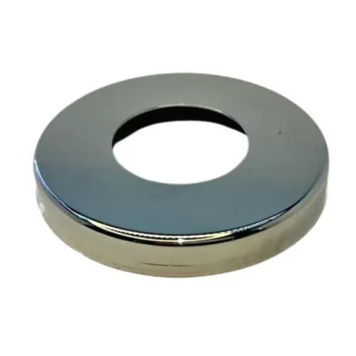 Canopla Redonda De Inox 1 1/2 Kit Com 10 Unidades