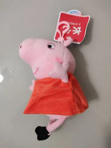 Chaveiro Pingente de Pelúcia Peppa Pig 20cm