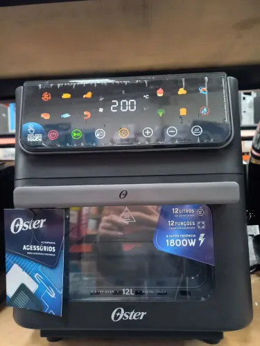 Air Fryer Oster 12L 1800W 12 Funções Digital Touch