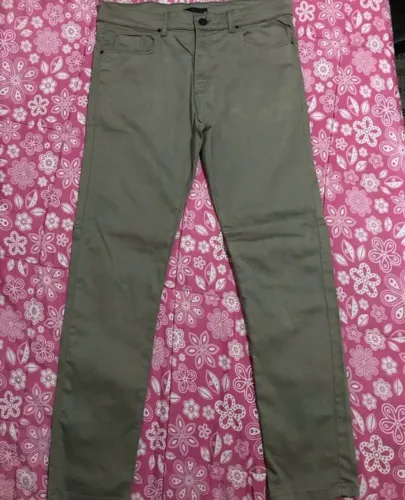 Calça Social Acetinado Caqui Escuro