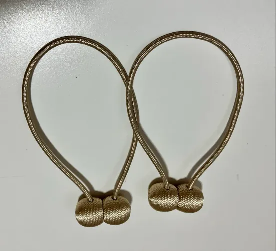 Prendedor Magnético para Cortina - Dourado (Par)