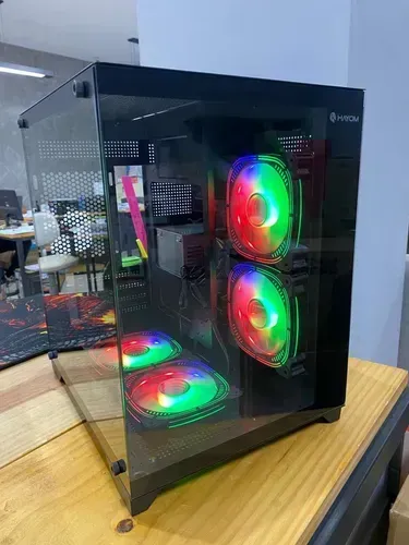 Gabinete Gamer Hayom GB1790, Mini Tower, M-ATX, Lateral e frontal em Vidro Temperado, 4x F