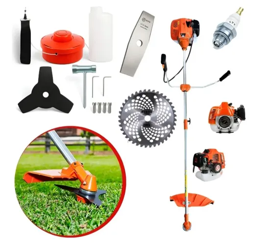 Roçadeira Profissional 4x1 Gasolina 75cc 3.5 Hp Multifunções