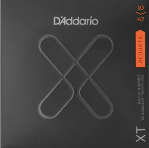 KIT 3 Encordoamentos Violão Aço D'addario XT Bronze .010 .047 - XTABR1047