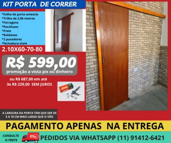 porta de Correr model gop12 - completa