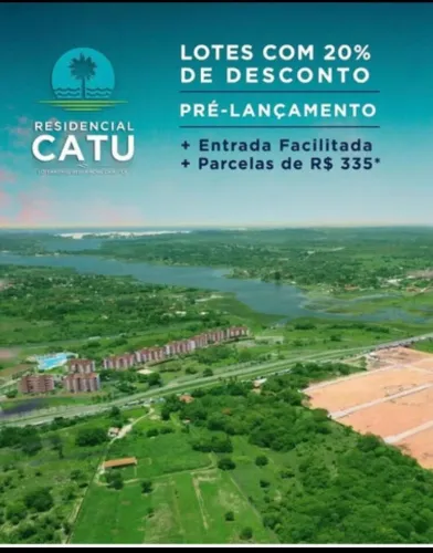 Loteamento Residencial Catu em Aquiraz com parcelas a partir de R$ 446,00