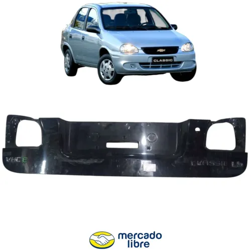 Aplique Tampa Traseira Gm Corsa Classic 2011 Preto