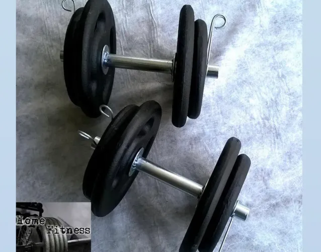 Economize e Treine em Casa - Halteres e Anilhas Baratos