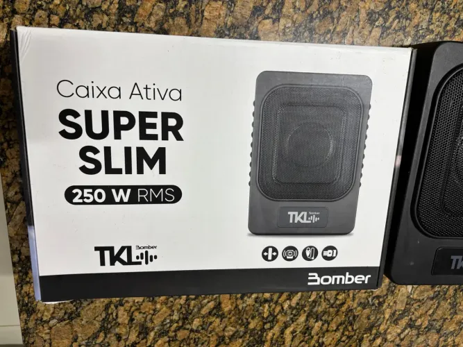 Subwoofer Slim Automotivo