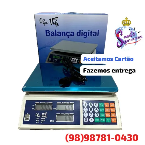 Balança Digital 40 KG - Carne Frios e Frango Padaria