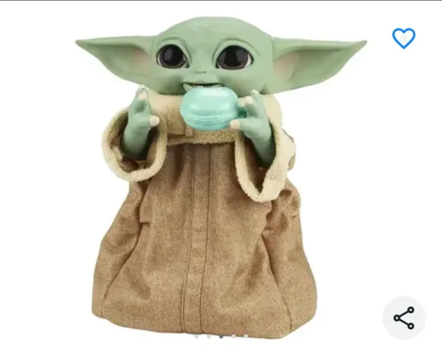 Boneco star Wars bebê Yoda eletrônic prefeito