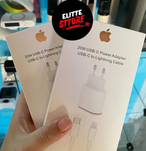 Carregador Apple 20W USB-C + Cabo Lightning