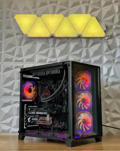 PC Gamer Novo RYZEN 7 + RTX 4060 + 1 ano de garantia e em até 12x