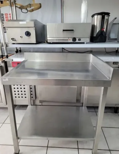 Mesa de Aço Inox 304 para Cozinha Industrial