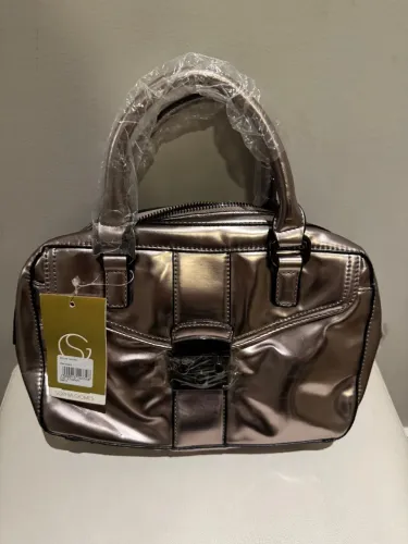 Bolsa Sophia Gomes Metalizada