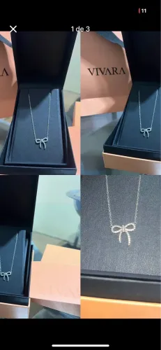 Colar Vivara joias com topázios incolores