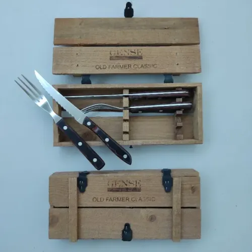 Sofisticado Talheres Old Farmer Classic Grill Churrasco Gense Suécia