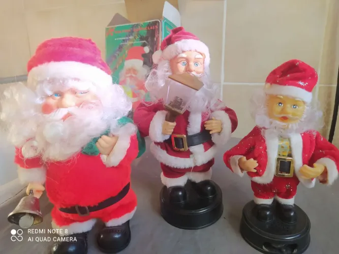 Coleção de Enfeites de Natal Vintage - Papai Noel