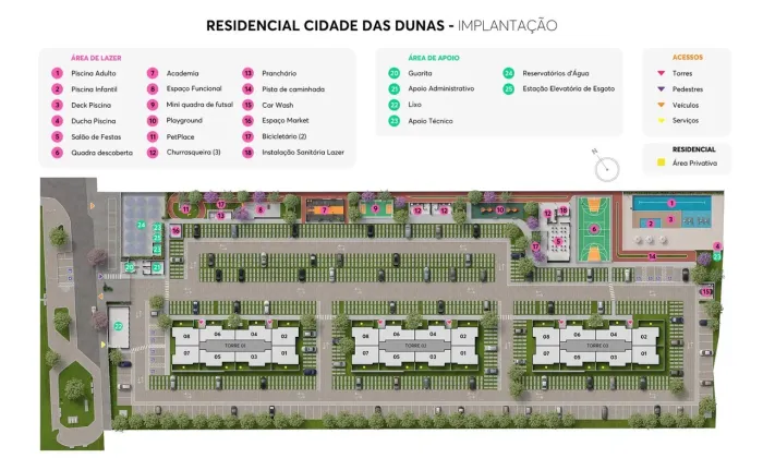 LANÇAMENTO IMPERDÍVEL em Natal/RN - Residencial Cidade das Dunas