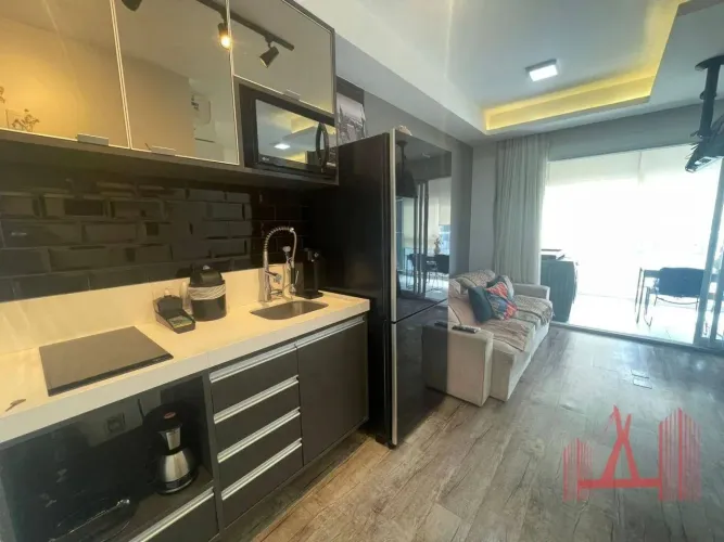 Apartamento Studio MOBILIADO para Locação com 1 dormitório, 1 vaga de garagem, com 35 m² -