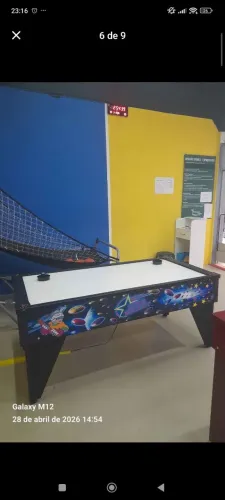 Mesa de aero hockey-air game