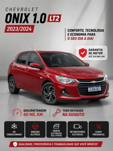 Chevrolet Onix Hatch LT 1.0 12V Flex Mec. 4P 2024